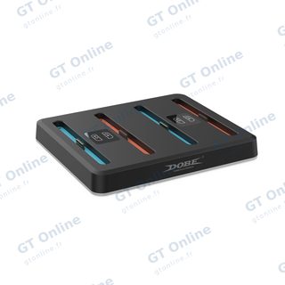 Station de charge pour 4 manettes Joy-Con Nintendo Switch 2 DOBE TNS-3160 — noir