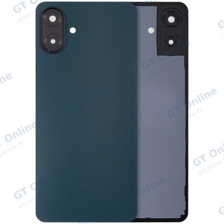 Vitre arrière pour Samsung Galaxy A07 4G (A075 / 2025) (sans logo, compatible premium, vert foncé)