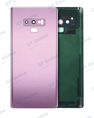 Vitre arrière pour Samsung Galaxy Note 9 (pack service origine, violet lavande)