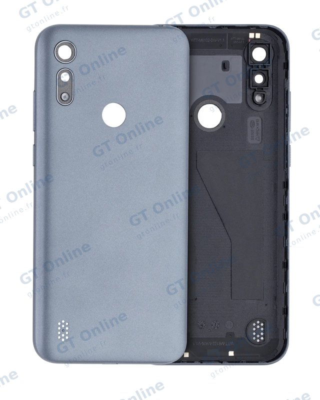 Vitre arrière pour Motorola Moto E6i (XT2053-5 / 2021) (Titanium Gray)