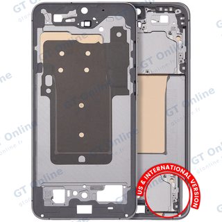 Châssis pour Samsung Galaxy S25 FE 5G (version US & internationale, noir de jais / bleu marine)