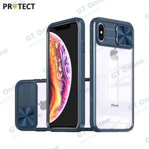 Coque de Protection IE027 PROTECT pour Apple iPhone X/iPhone XS Bleu Marine