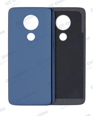 Vitre arrière pour Motorola Moto G7 Power (XT1955 / 2019) (bleu marine, version internationale)
