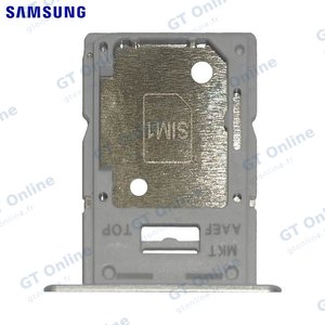 Tiroir SIM Original Samsung Galaxy M15 5G M156/Galaxy M35 5G M356 GH98-49063B Gris