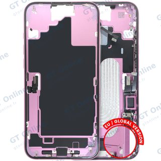 Châssis pour Apple iPhone 16 Plus (version EU, origine d'occasion — grade A, rose)