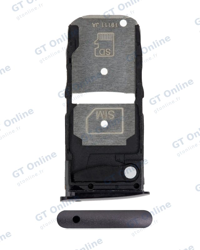 Tiroir SIM pour Motorola Moto Z4 (XT1980 / 2019) (noir)