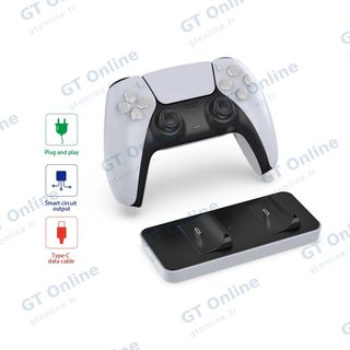 Station de charge pour 2 manettes PlayStation 5 DOBE TP5-0591