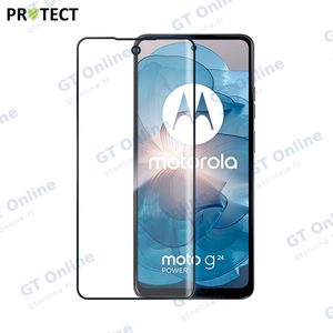 Verre Trempé Intégral PROTECT pour Motorola Moto G24 Power/Moto G24 4G/Moto G04/Moto E14/Moto G04s Noir