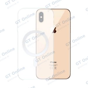 Coque Silicone MagSafe Compatible pour Apple iPhone XS Max Transparent
