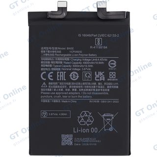 Batterie pour Xiaomi Poco X4 Pro 5G / Xiaomi Redmi Note 11 Pro 5G / Redmi Note 12 Pro 4G / Redmi Note 11E Pro(BN5E)