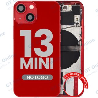 Châssis pour Apple iPhone 13 Mini (version EU, compatible premium, rouge)