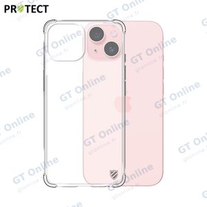 Pack de 10 Coques Silicone Renforcée PROTECT pour Apple iPhone 15 Bulk Transparent
