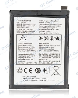 Batterie pour BlackBerry Motion / Alcatel 3V (5032 / 2019) (TLP038B1)