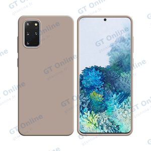 Coque Silicone Compatible pour Samsung Galaxy S20 Plus 5G G986/Galaxy S20 Plus G985 (#18) Rose Gold
