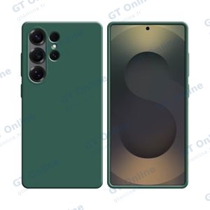 Coque Silicone Compatible pour Samsung Galaxy S25 Ultra S938 (#22) Vert Foncé
