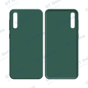 Coque Silicone Compatible pour Samsung Galaxy A30S A307/Galaxy A50 A505/Galaxy A50S A507 (#22) Vert Foncé — vue 2