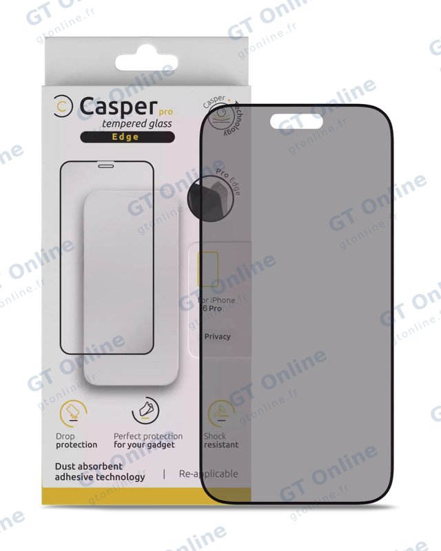 Verre trempé pour iPhone 16 Pro / 17 / 17 Pro (blister, Privacy)