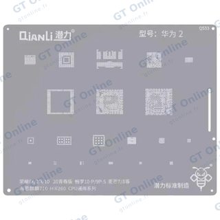 Outillage pour Huawei Honor 8X / 20i / 10 / 20Lite / Y10P / 9PS / Nova 7 / 8 (Kirin710) (HI6260) CPU Universal Series (Qianli)