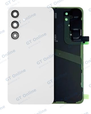 Vitre arrière pour Samsung Galaxy S24 (pack service origine, gris Marble)