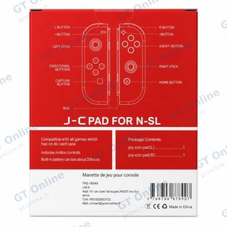 Manettes Joy-Con gauche/droite Animal Crossing pour Nintendo Switch DOBE TNS-1864X — bleu/vert