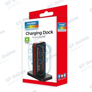 Station de charge 4 manettes Joy-Con pour Nintendo Switch 2 DOBE TNS-3171 — noir