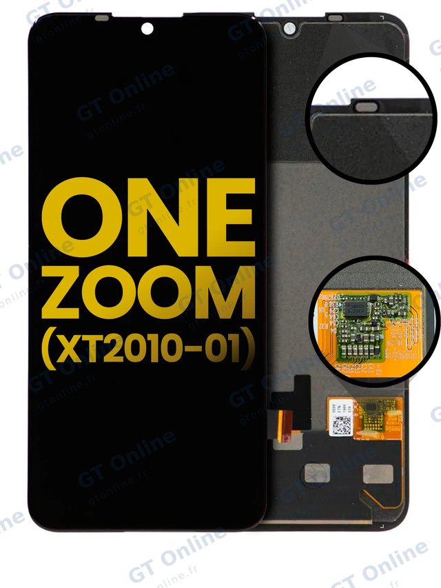 Écran LCD sans châssis pour Motorola One Zoom (XT2010-01 / 2019) (reconditionné, toutes couleurs)