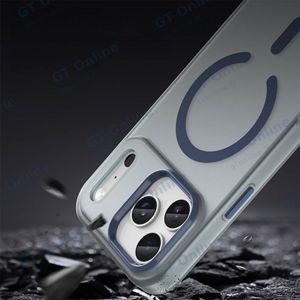 Coque de Protection MagSafe MF-006 PROTECT pour Apple iPhone 17 Pro/iPhone 18 Pro Bleu Marine — vue 4