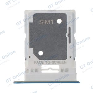 Tiroir Sim Premium Xiaomi Poco X4 Pro 5G Bleu Métal