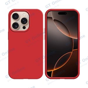 Pack de 10 Coques Silicone Compatible pour Apple iPhone 16 Pro Bulk (#14) Rouge