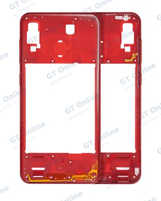 Châssis pour Samsung Galaxy A30 (A305 / 2019) (compatible premium, rouge)