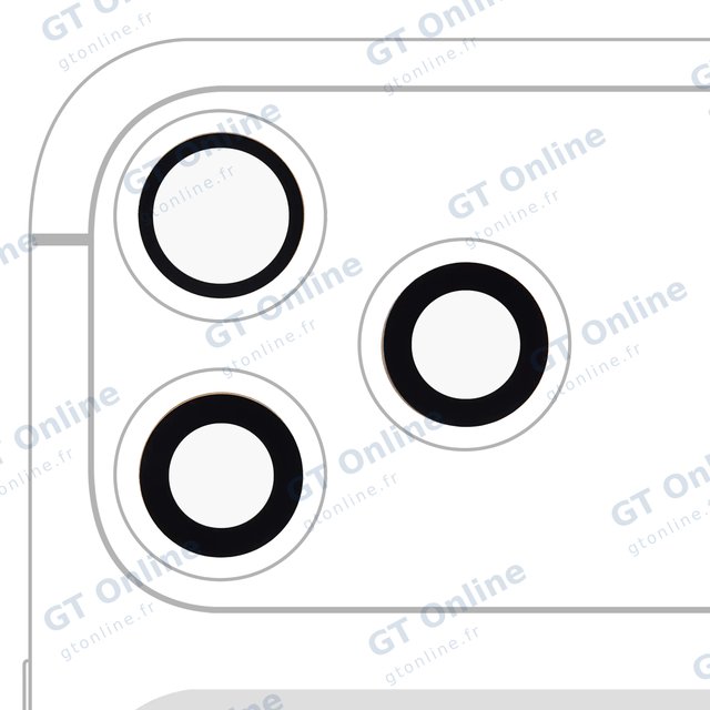 Lentille de caméra arrière avec adhésif pour Apple iphone 17 Pro / 17 Pro Max (lot de 3, Real Sapphire, premium)