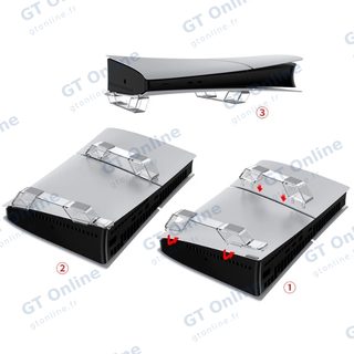 Support horizontal pour PlayStation 5 Slim DOBE TP5-3582 — transparent