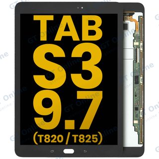 Écran LCD pour Samsung Galaxy Tab S3 9.7" (T820 / T825) (2017) (reconditionné, noir)