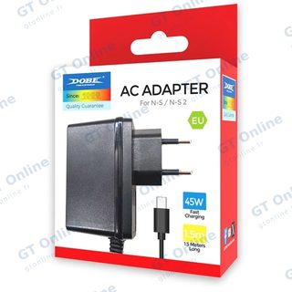 Chargeur secteur USB-C pour Nintendo Switch / Switch 2 DOBE TNS-869A-EU — noir