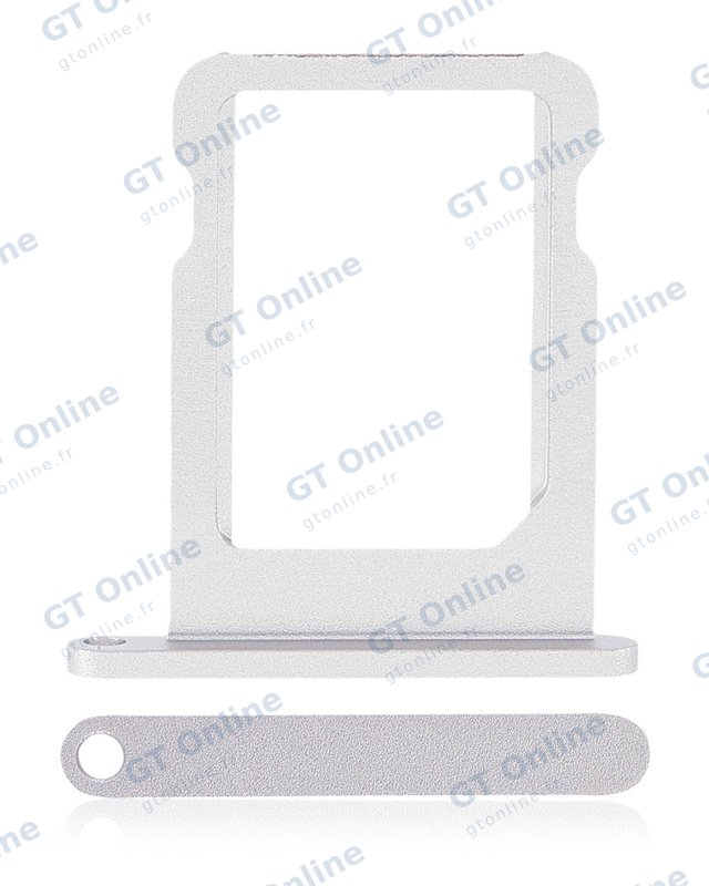 Tiroir SIM pour Apple iPad Pro 11" 3rd Gen (2021) / Pro 11" 4th Gen (2022) / iPad Pro 12.9" 5th Gen (2021) / 12.9" 6th Gen (2022) (argent)
