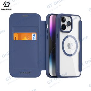 Housse de Protection Skin X Pro Dux Ducis pour Apple iPhone 15 Pro Max MagSafe Bleu — vue 2
