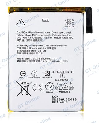 Batterie pour Google Pixel 3 (G013A-B)