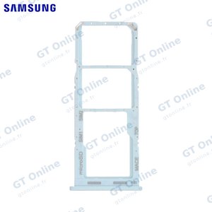 Tiroir SIM Original Samsung Galaxy M13 M135 GH98-47563C Bleu Clair