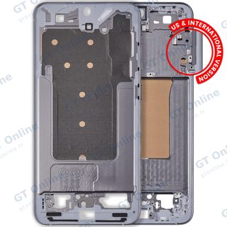 Châssis pour Samsung Galaxy S25 Plus 5G (version US & internationale, argent Shadow)