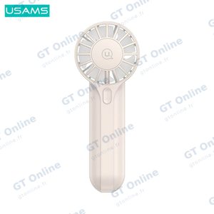 Mini Ventilateur Portable Usams ZB288 High Speed Handheld Mini Fan 1200mAh Beige