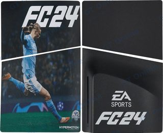 Façades haut et bas pour Sony PlayStation 5 Slim avec lecteur — EA Sport FC24 FIFA