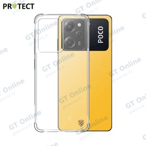 Coque Silicone Renforcée PROTECT pour Xiaomi Poco X5 Pro 5G/Redmi Note 12 Pro 5G Transparent
