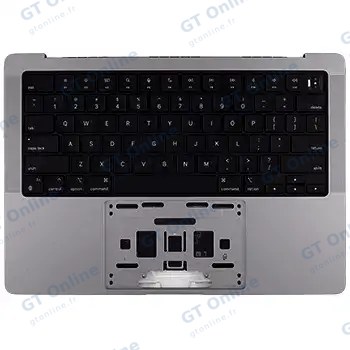 Châssis supérieur avec batterie et clavier ISO néerlandais pour Apple MacBook Pro 14" A2992 — (origine, noir sidéral)