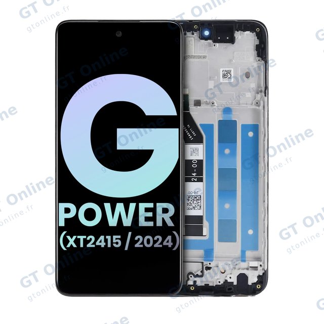 Écran LCD avec châssis pour Motorola Moto G Power 5G (XT2415 / 2024) (origine, toutes couleurs)