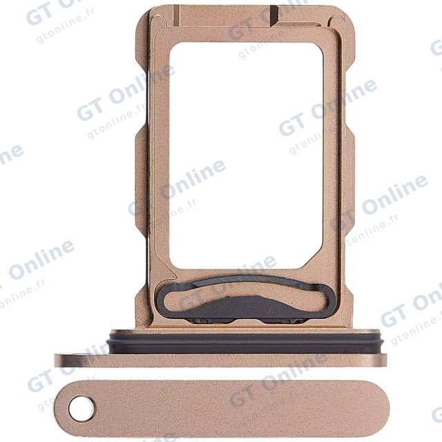 Tiroir SIM pour Apple iPhone 16 Pro / 16 Pro Max (titane sable)