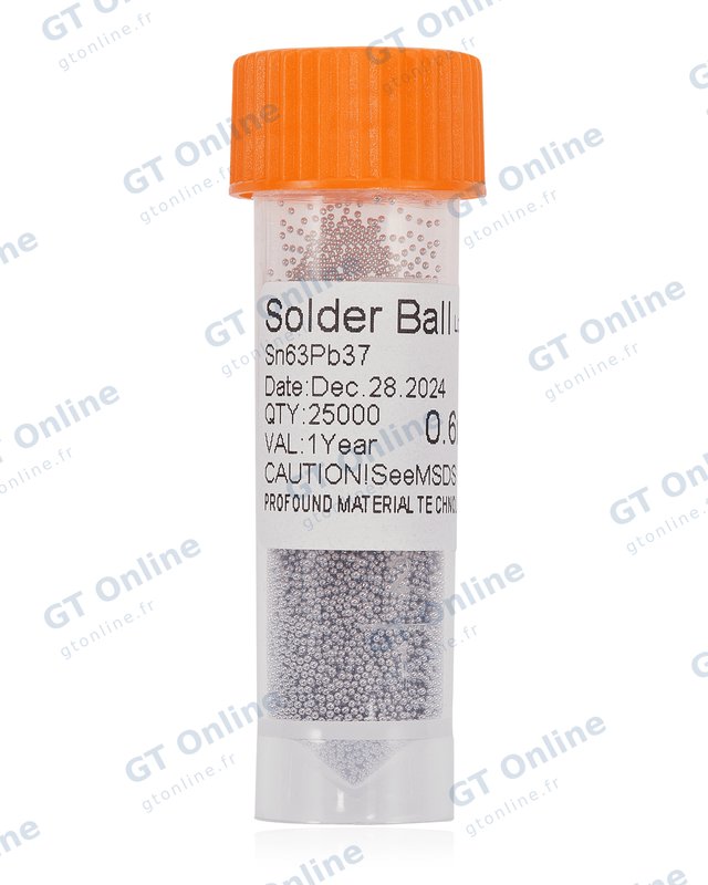 Billes de soudure BGA au plomb 0,6 mm (25 000 billes)