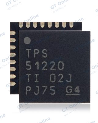 Circuit intégré convertisseur abaisseur de tension pour Apple MacBook Pro 13" A1708 (2016-2017) (PP3V3 & 5V: TPS51220 / 51220R: QFN-32 Pin)