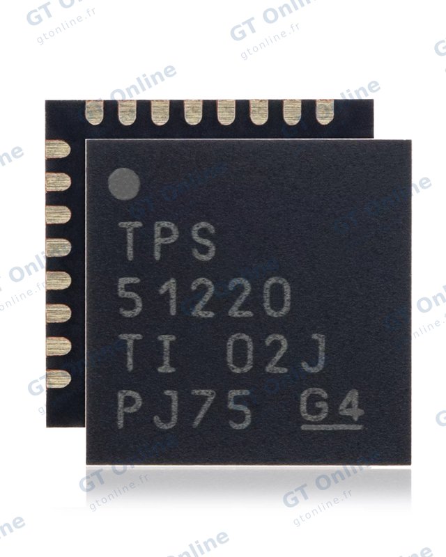 Circuit intégré convertisseur abaisseur de tension pour Apple MacBook Pro 13" A1708 (2016-2017) (PP3V3 & 5V: TPS51220 / 51220R: QFN-32 Pin)
