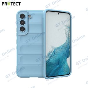 Coque de Protection IX008 PROTECT pour Samsung Galaxy S22 S901 Bleu Clair