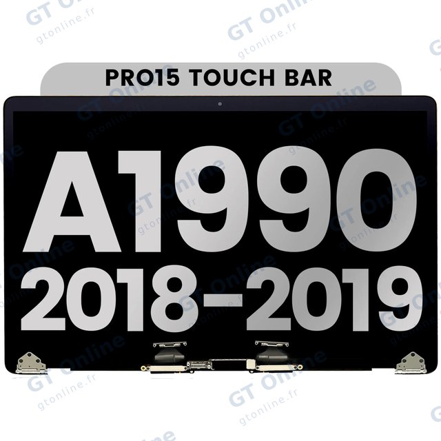 Écran pour Apple MacBook Pro 15" A1990 (2018-2019) (origine d'occasion, argent)